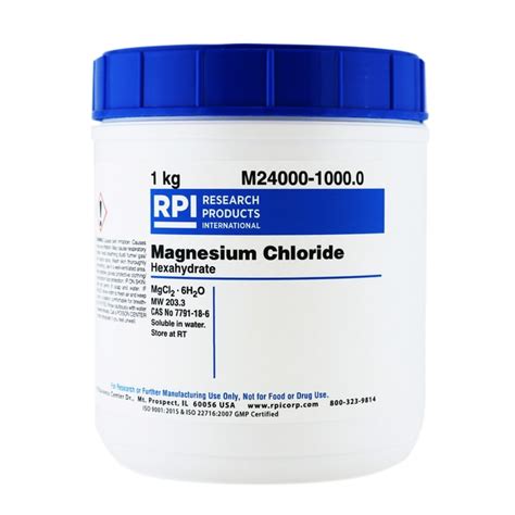 Research Products International Corp Magnesium Chloride Hexahydrate, 1 | Fisher Scientific