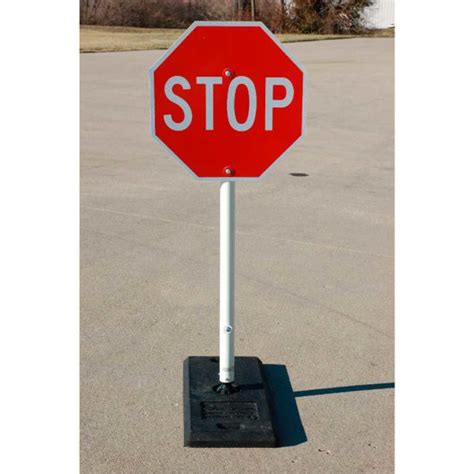 Portable Stop Sign w/ One Base - Kleem Inc.