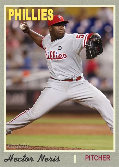 Hector Neris | Phillies baseball, Philadelphia phillies baseball, Phillies