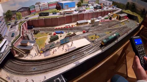 DCC N Gauge Model Railway Complete setup ***FOR SALE**** - YouTube