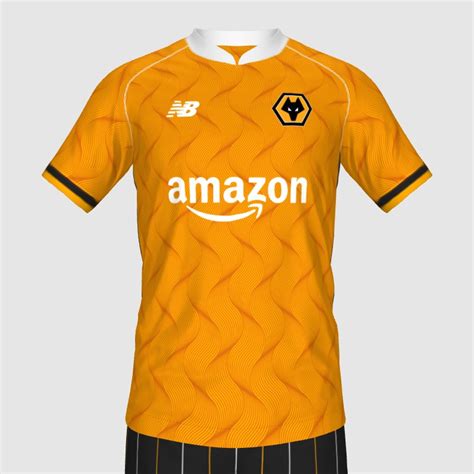 Wolves Home Kit 24/25 with Newbalance Amazon - FIFA 23 Kit Creator Showcase