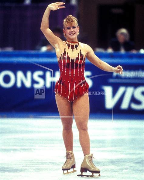 Tonya Harding performing after her technical program during the U.S ...