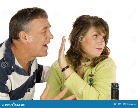 Couple Arguing stock image. Image of adults, dialogue - 10311137