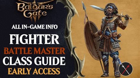 Baldur’s Gate 3 Battle Master Fighter Build Guide - Fextralife