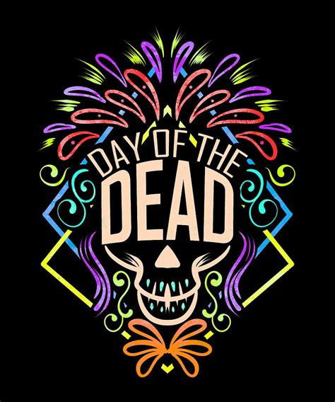 Dia De Los Muertos Sugar Skull Logo For Day Of The Dead Digital Art by Jan Bleke - Fine Art America