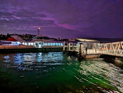 Sydney Harbour Ferry Arriving at Rose Bay, Australia Editorial Photo ...