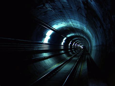 Railroad tunnel, tunnel, train, underground HD wallpaper | Wallpaper Flare