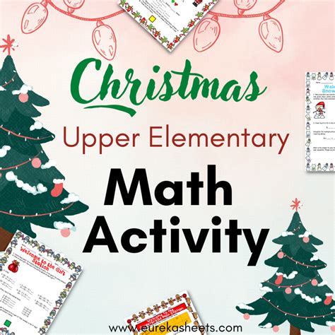 Math Enrichment Activities For Upper Elementary - Eureka Sheets