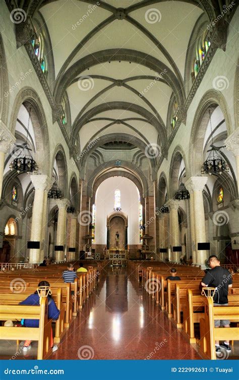 Interior Of The Manila Cathedral In Manila Editorial Image | CartoonDealer.com #295459638