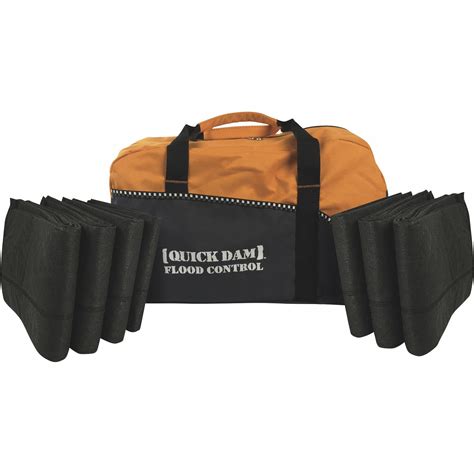 QUICK DAM, 17 ft Lg, Flood Bag Emergency Kit - 60WC23|QDDUFF17-4 - Grainger