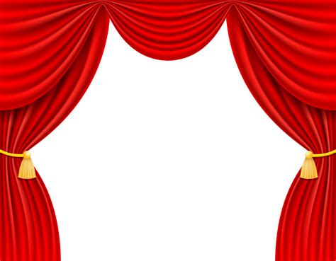 red theatrical curtain vector illustration 514929 Vector Art at Vecteezy