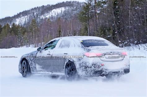 2023 Mercedes-AMG C63 Sedan And Wagon Drop Some Camo, Smile For Their Close-Up | Carscoops