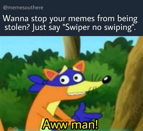 Swiper no swiping : r/memes