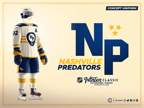 Nashville Predators Winter Classic Concept Uniform by Alec Des Rivières on Dribbble