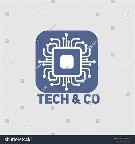 Tech Vector Logo Design Ideas Suitable Stock Vector (Royalty Free ...