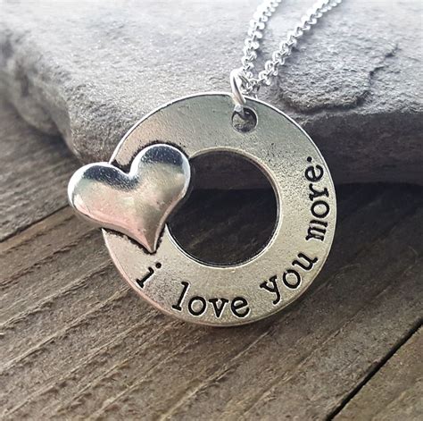 Handmade I Love You More Necklace – Urban Metal Designs