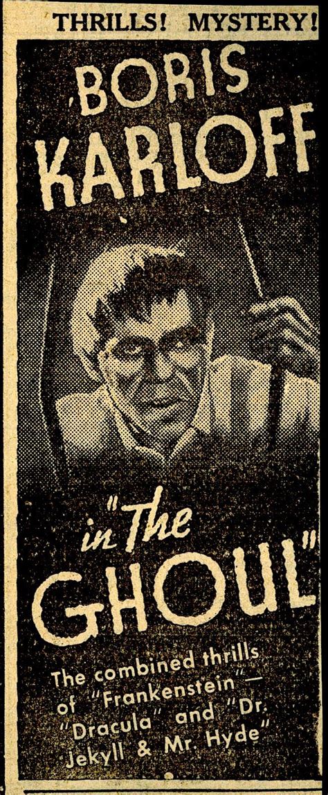 The Ghoul (1933) | Classic horror movies, Movie posters vintage ...