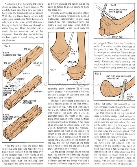 Making Cabriole Legs • WoodArchivist