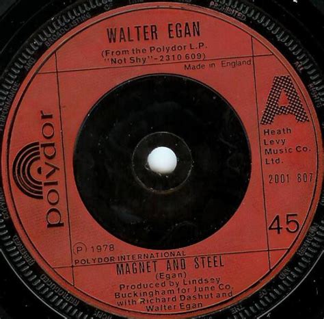 Walter Egan - Magnet And Steel (1978, Vinyl) | Discogs