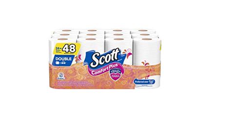 Scott ComfortPlus Toilet Paper, 24 Double Rolls (Equal to 48 Regular Rolls) Only $9.48 Shipped ...