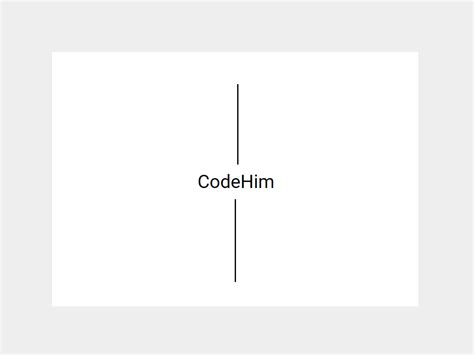 Vertical Line Between Text CSS — CodeHim