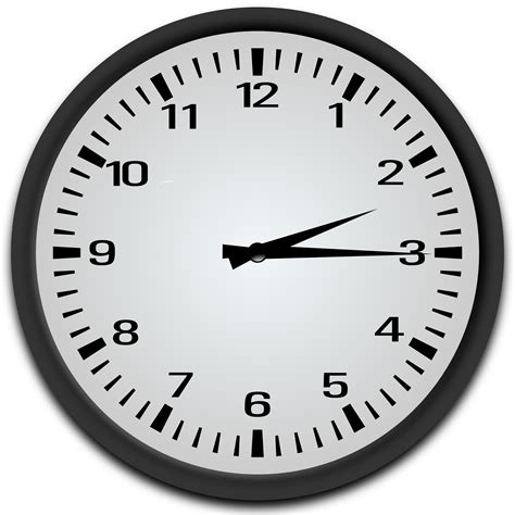 Clipart - Quarter past 2 o'clock