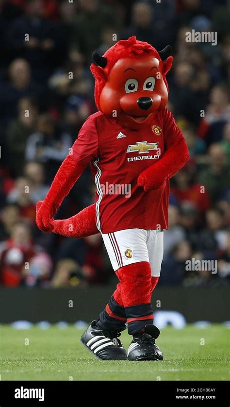 Fred the Red the Manchester Utd mascot during the English Premier ...