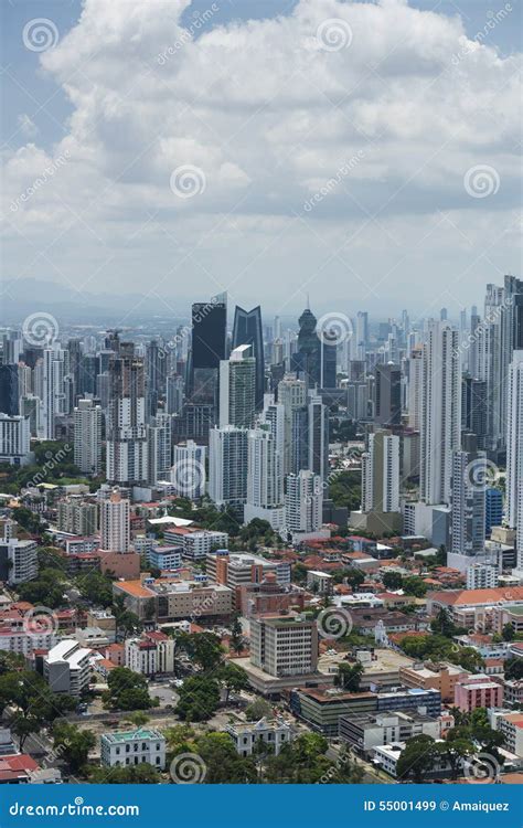 Panama city skyline editorial stock image. Image of cityscape - 55001499