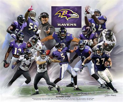 Baltimore Ravens by Wishum Gregory | The Black Art Depot