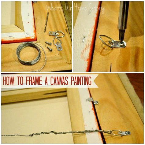 How to Frame a Painting | Whats Ur Home Story