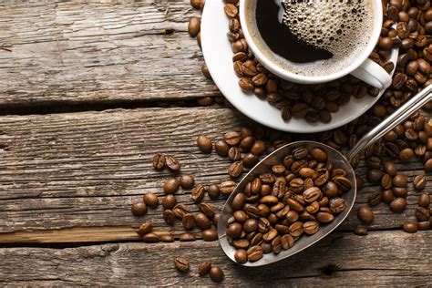 Download Still Life Cup Coffee Beans Food Coffee 4k Ultra HD Wallpaper