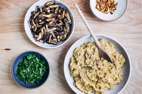 Vegan Risotto with Toasted Garlic and Mushrooms - Brooklyn Supper