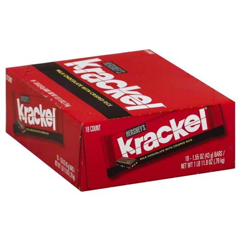 KRACKEL Chocolate Bar, 1.55 oz - Walmart.com - Walmart.com