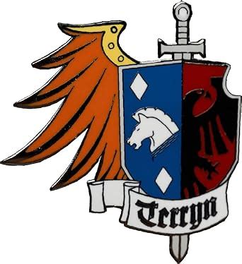 Amazon.com: Starforged Imperial Knight House Terryn Heraldry Brooch Pin Badge from Warhammer ...