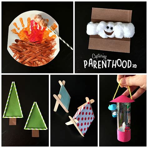 Camping Crafts for Kids • Capturing Parenthood