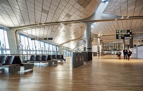 nordic office of architecture opens terminal at oslo airport