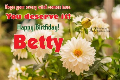 Happy Birthday Betty