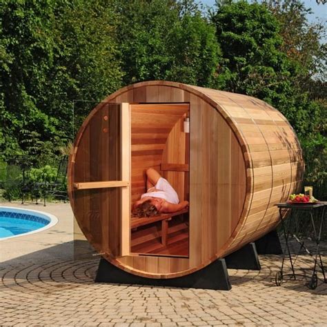 Almost Heaven Outdoor Barrel Sauna » Petagadget