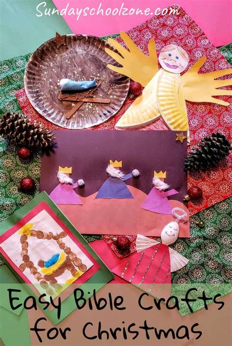 Bible Christmas Crafts for Kids on Sunday School Zone