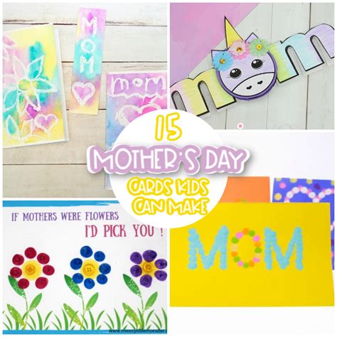 Mother's Day Cards for Kids to Make - Messy Little Monster