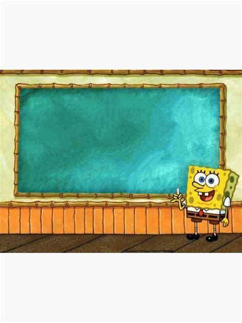 "SpongeBob Meme Template" Canvas Print by Terio | Redbubble