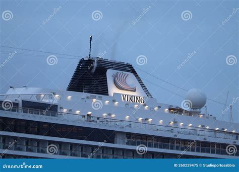 IJmuiden, the Netherlands - April, 28th 2022: Viking Jupiter Cruise ...