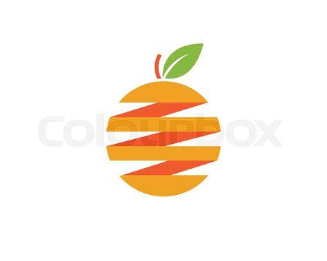 Orange logo design | Stock vector | Colourbox