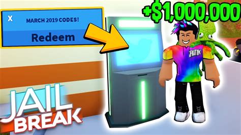 ALL *WORKING* ATM CODES FOR ROBLOX JAILBREAK! (March 2019) - YouTube