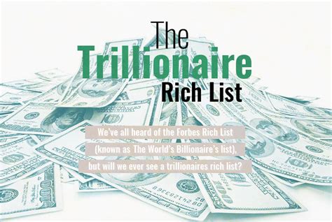 The world's most likely trillionaires revealed: The Trillionaire's list