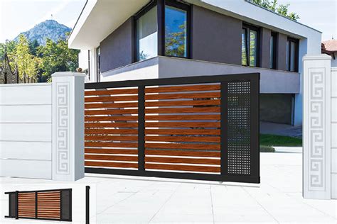 Stylish and contemporary sliding walkway gate for hotels - Automatic Gate Supplier (CXHA)