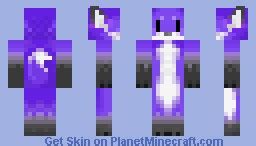 Purple Fox Minecraft Skin