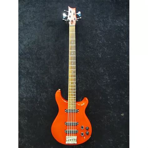 Vintage PRS 1986 Bass 5 Electric Bass Guitar Red | Guitar Center