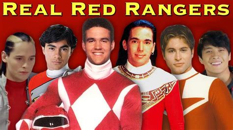 The Real Red Rangers [FAN FILM COMPILATION] Power Rangers - YouTube