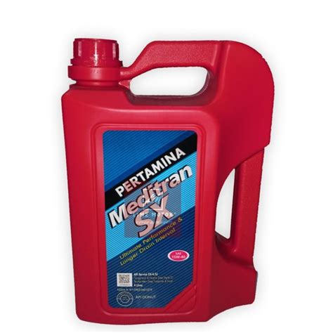 Jual Oli Pertamina Meditran SX SAE 15W-40 API Service CH-4 SJ 4 Liter Original | Shopee Indonesia